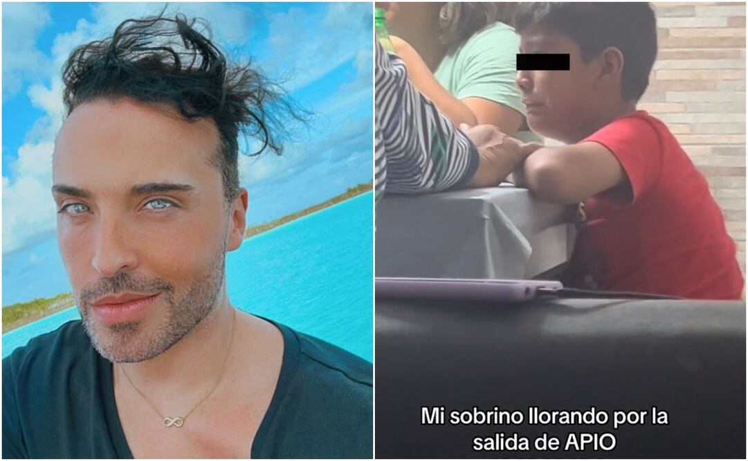 Niño en TikTok llora salida de Apio de La casa de los famosos. Fotos: Instagram @apioquijano y TikTok @yorchloza
