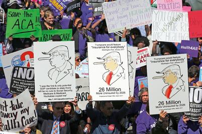 Votan "Trumpcare" por presión del magnate