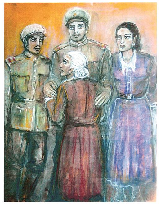 La artista serbia ha pintado varios cuadros basados en el drama ambientado en la Revolución Mexicana (CORTESÍA DE LJUBINKA ŠIBA FIMIĆ Y EMBAJADA DE MÉXICO EN SERBIA)