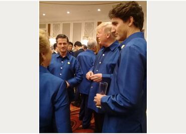 Sostienen Peña Nieto y Trump diálogo informal en la APEC