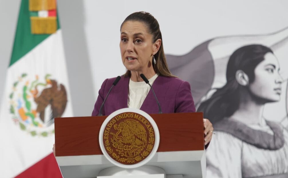 La presidenta Claudia Sheinbaum insistió otra vez en que Estados Unidos debe hacer su parte contra el fentanilo, el tráfico de armas y el lavado de dinero. Foto: Carlos Mejía / EL UNIVERSAL