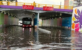 Fuertes lluvias provocan inundaciones en CDMX; reportan encharcamientos y brote de aguas negras