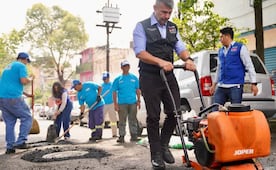 Mauricio Tabe activa segunda temporada del programa "Antibaches MH"; cuadrillas atenderán 300 baches
