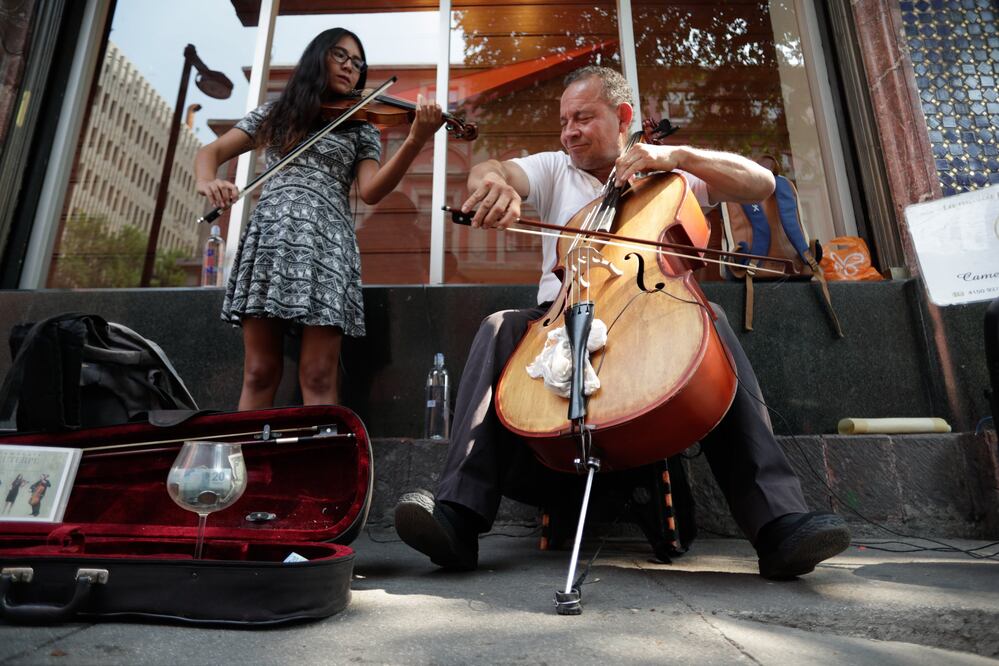 Los músicos que prefieren las calles 