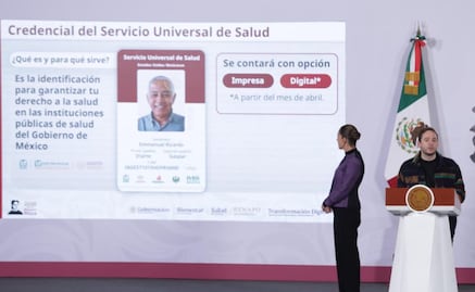 Gobierno anuncia credencialización para Servicio Universal de Salud; tarjeta será física y digital