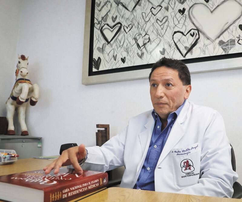 Carlos Castillo Rangel, presidente del Colegio Nacional de Neurocirugía. Foto/