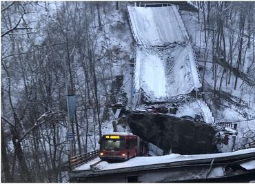Derrumbe del puente de Pittsburgh deja al menos 10 heridos; Biden visitará ciudad para hablar de infraestructura