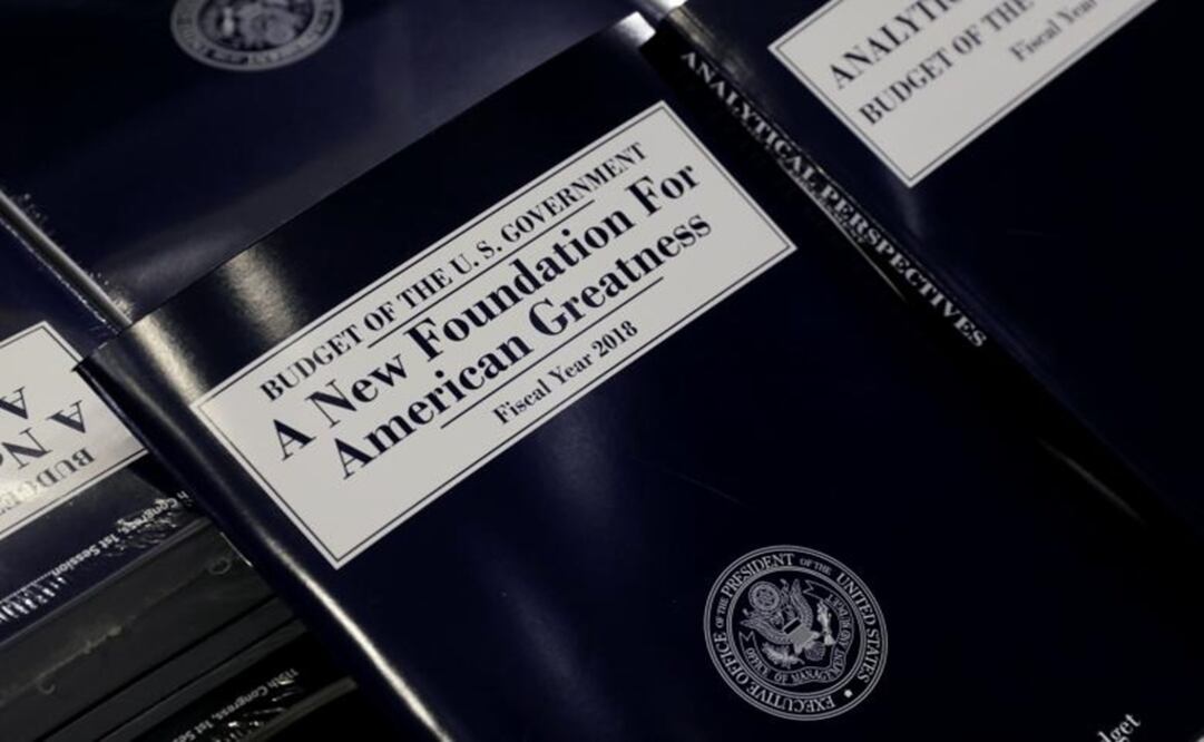A copy of President Trump's Fiscal Year 2018 budget is on display on Capitol Hill in Washington, U.S. - Photo: Kevin Lamarque/REUTERS