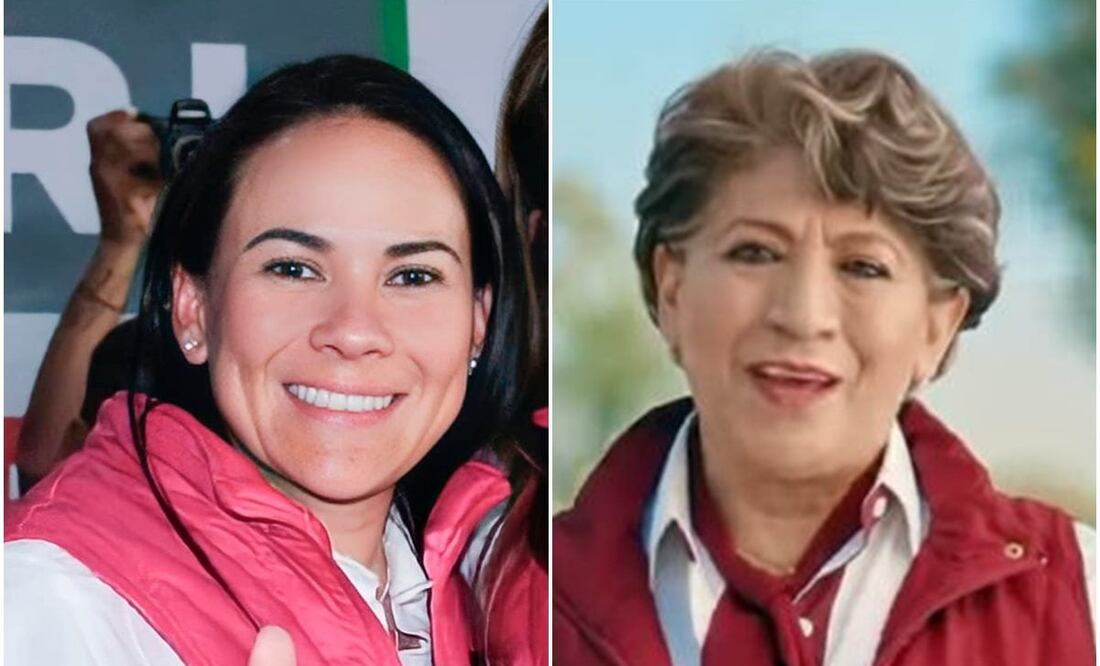 Delfina Gómez y Alejandra del Moral, candidatas para la gubernatura del Estado de México. Foto: Especial/El Universal