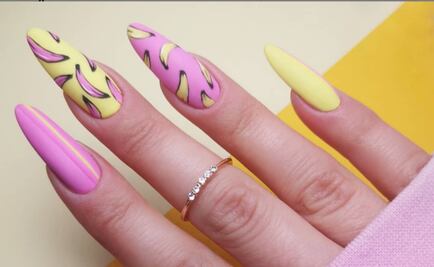 Manicuras tropicales y coloridas para este verano