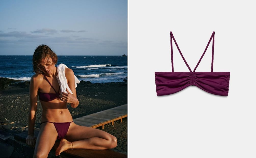 Los frunces en el top aportan volumen. Foto: Especial