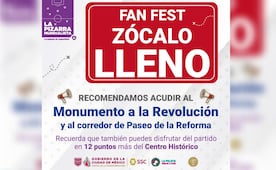 Fan Fest del Zócalo registra lleno total previo al partido México-Ecuador; autoridades piden a aficionados trasladarse a otros escenarios