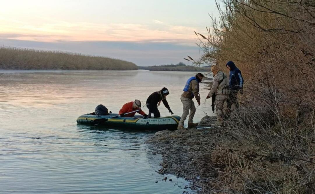 Migrantes cruzando a Estados Unidos. Foto: Archivo / Especial