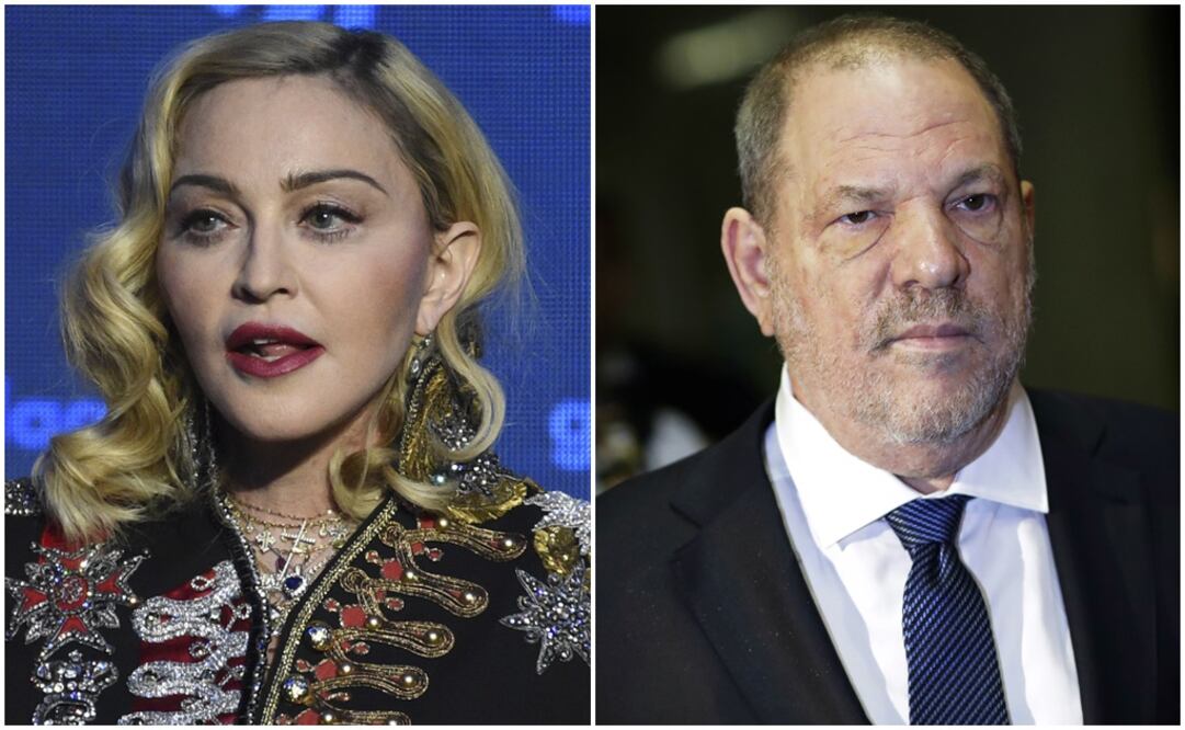 Madonna y Harvey Weinstein .Foto: Archivo  