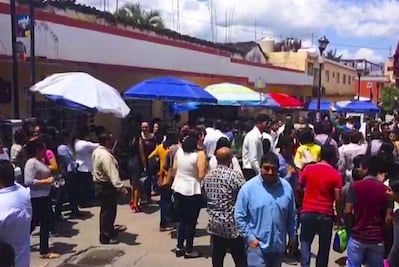 Con macrosimulacro, recuerdan un año del 19-S