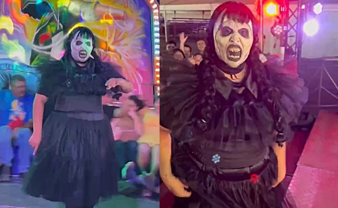 El resultado del disfraz de la "monja de la feria" causó furor entre los usuarios de TikTok. Foto: TikTok @netflixlat