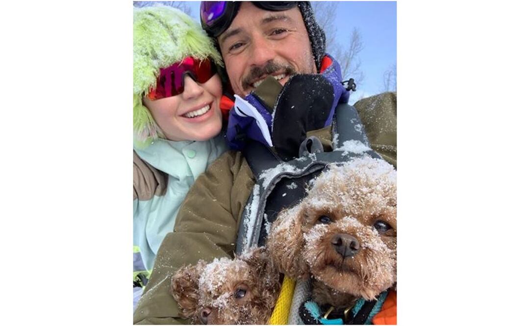 Katy Perry y Orlando Bloom. Foto: Instagram 