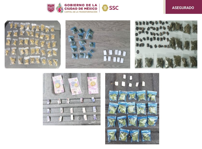 Capturan en Cuauhtémoc a ocho personas, en distintas acciones, en posesión de droga. Foto: especial