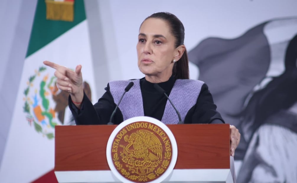 Conferencia matutina de la presidenta Claudia Sheinbaum Pardo en Palacio Nacional el 26 de marzo de 2026. Foto: Luis Camacho/ EL UNIVERSAL