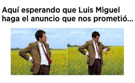 “Decídete, no lo dudes más…”: Luis Miguel deja a fans en espera del anuncio y surgen memes