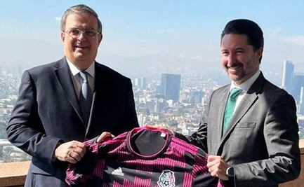 Yon de Luisa y Marcelo Ebrard se reúnen con motivo del Mundial de 2026