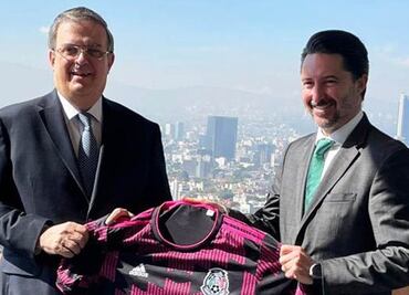 Yon de Luisa y Marcelo Ebrard se reúnen con motivo del Mundial de 2026