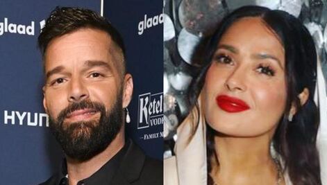 No puedes perderte las increíbles fotos virales de Salma Hayek y Ricky Martin hace 30 años en Los Ángeles