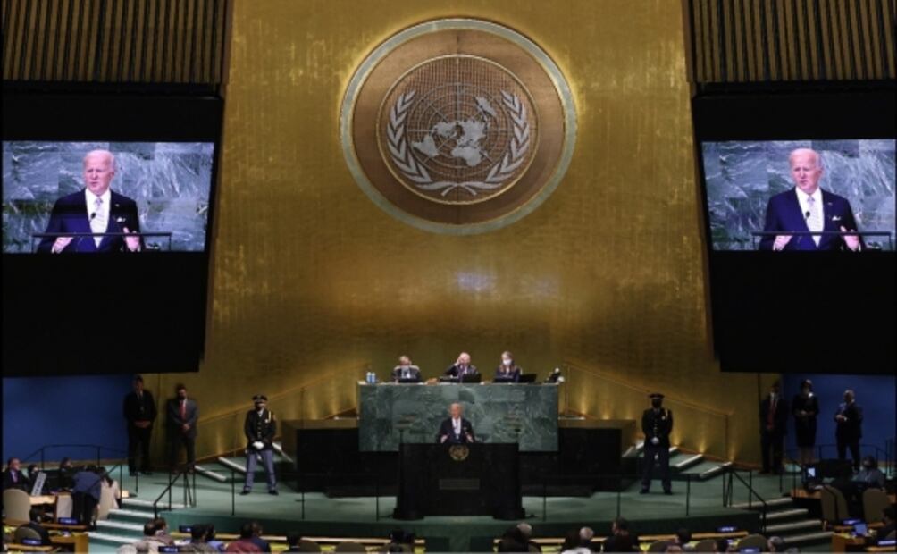 Biden arremete contra Putin en la ONU; acusa a Rusia de querer extinguir el "derecho a existir" de Ucrania