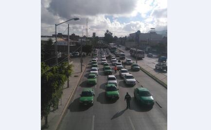 Transportistas de Tultitlán protestan contra operativos