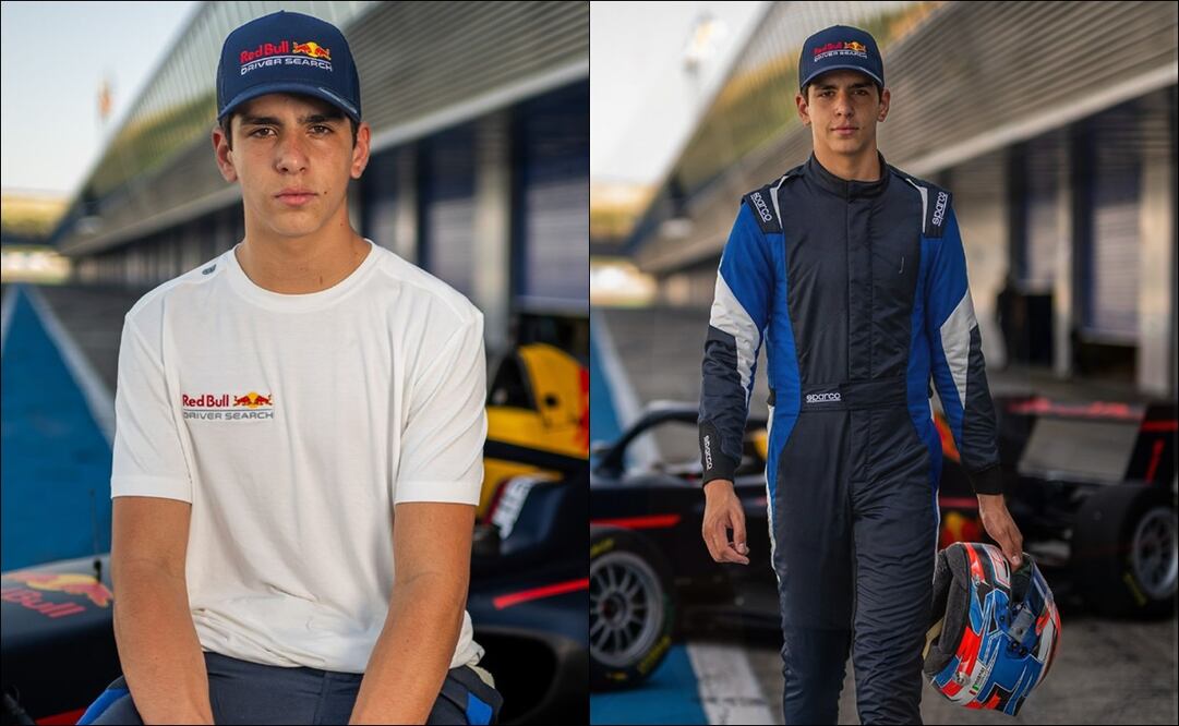 Ernesto Rivera, el joven piloto mexicano que fue elegido por Red Bull para su academia de promesas - Fotos: @redbulljuniorteam (Instagram)