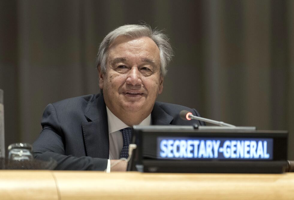 El secretario general de la ONU, António Guterres. Foto: Archivo