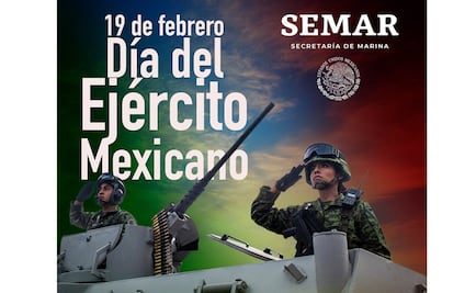 Dependencias federales felicitan al Ejército por su 106 aniversario