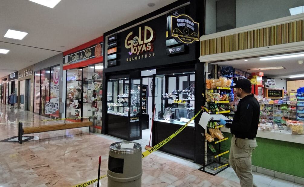 Asaltan joyería al interior de una plaza en Culiacán. Foto: Cortesía