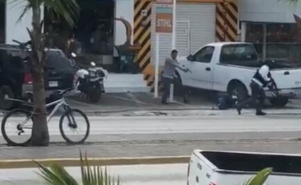 Acribillan en la vía pública a hombre en Boca del Río, Veracruz; difunden video