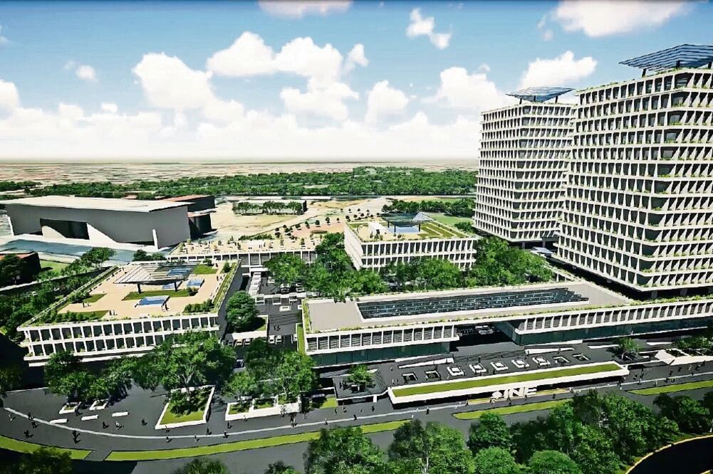 Así lucirá la nueva sede del INE, de acuerdo con el proyecto para la construcción que incluye dos torres de 14 pisos cada una (ARCHIVO EL UNIVERSAL)