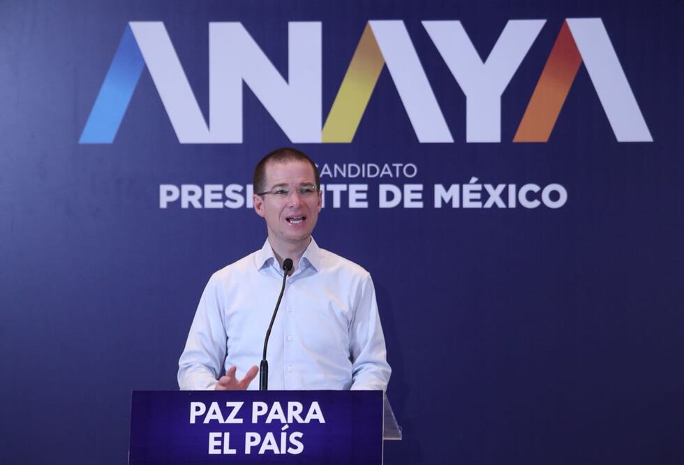 El candidato presidencial de la coalición Por México al Frente, Ricardo Anaya. Faoto: Ariel Ojeda