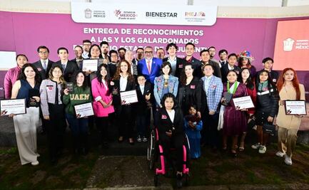 Gobierno del Edomex reconoce talento y compromiso de jóvenes mexiquenses