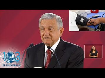 AMLO reconoce enfermedad; soy hipertenso, dice