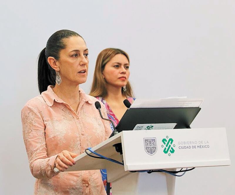 La jefa de Gobierno, Claudia Sheinbaum, djo que aumentará la capacidad de las unidades médicas, principalmente las que tienen ventiladores. Foto: Epecial