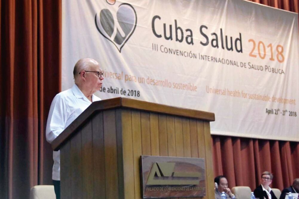 Ponencia. José Narro participó en la Convención Internacional de Salud Pública Cuba Salud 2018. (CORTESÍA)