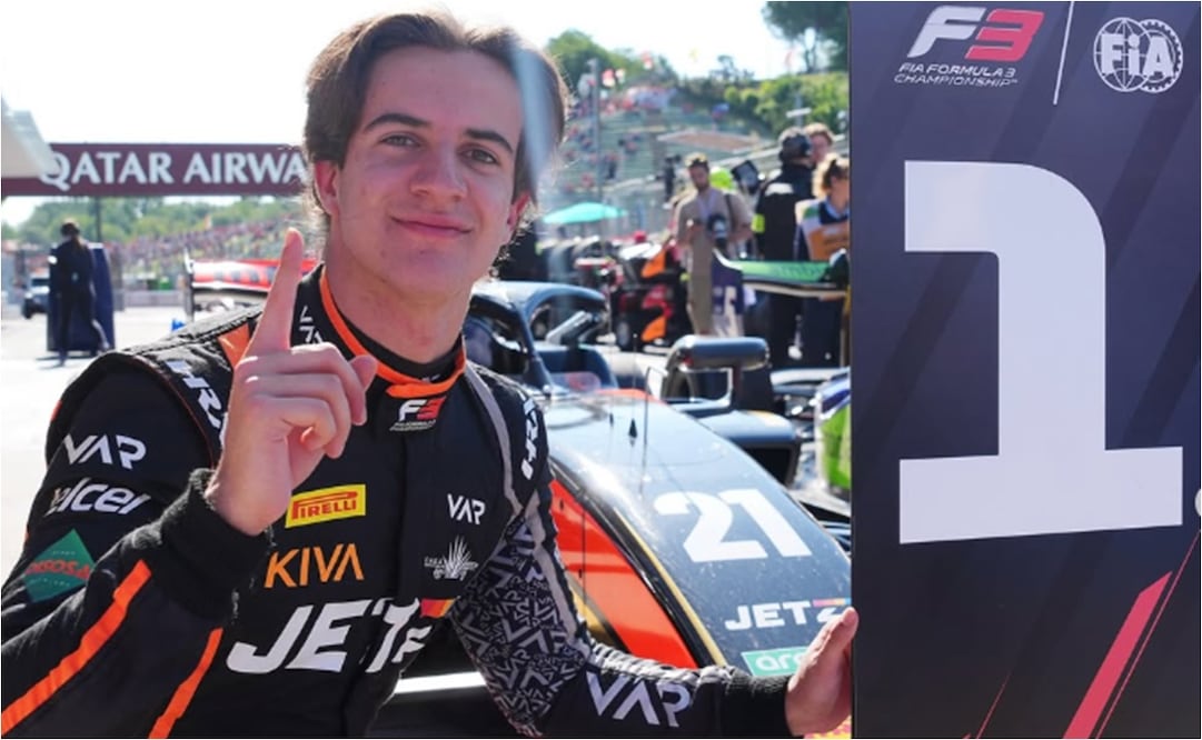 FOTO: ESPECIAL - El piloto mexicano Santiago Ramos gana el GP de Emilia-Romana en la F3