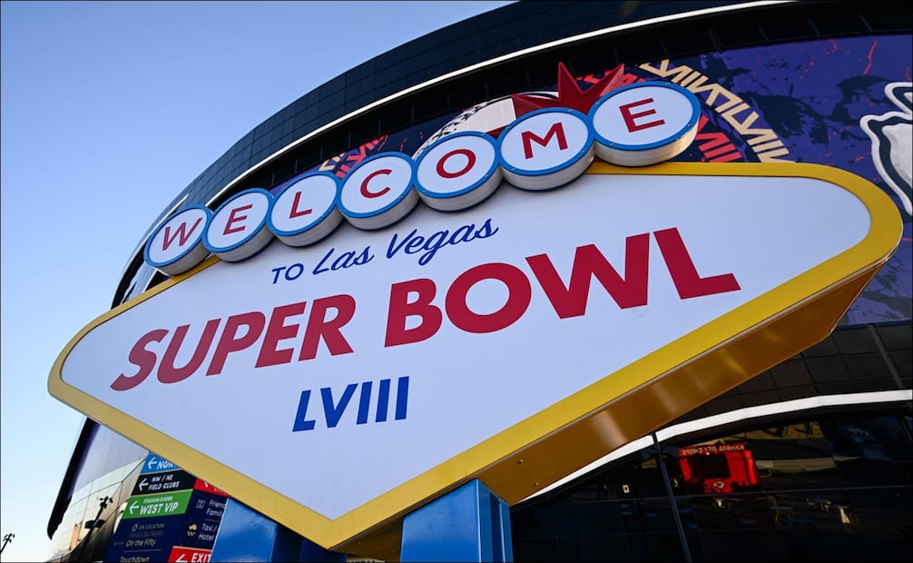 Las Vegas reciben este domingo el Super Bowl LVIII - Foto: AFP