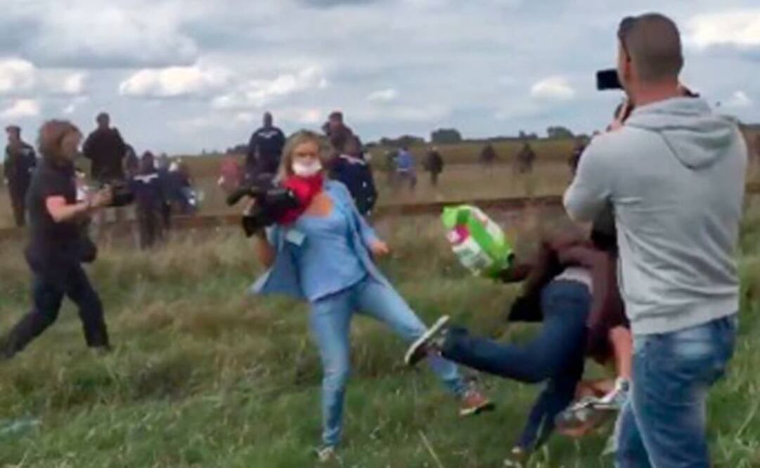 Captura de pantalla del video difundido por noticiarios locales