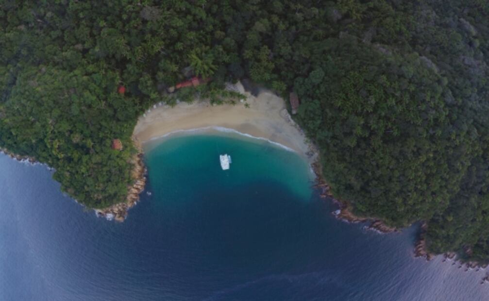 Majahuitas, una de las playas más bellas, cerca de Puerto Vallarta