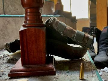 FOTOS: Así quedaron algunas viviendas de La Ruana, Michoacán, tras un ataque armado