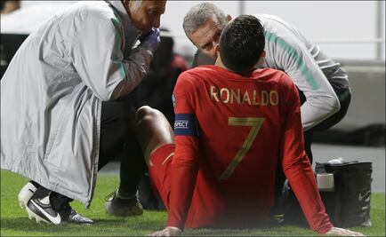 Lesión de Cristiano Ronaldo prende las alarmas en Portugal y Juventus