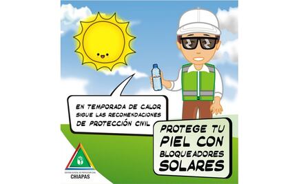 Chiapas, con temperaturas de 40 grados