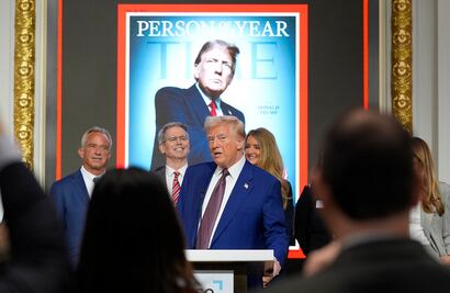 Donald Trump es elegido como persona del año por la revista Time; es la segunda ocasión que gana el título