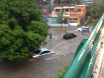 Tormentas desbordan ríos y provocan inundaciones en Chiapas