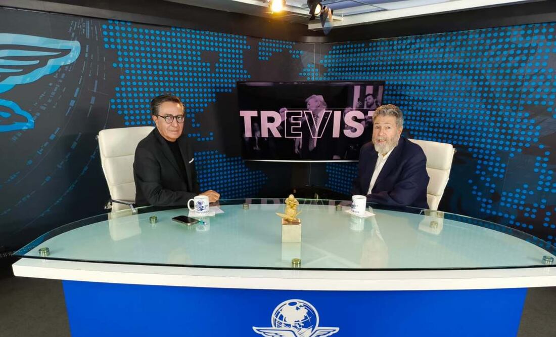 David Aponte dialogó con el embajador Miguel Ángel González Félix en Con los de Casa. Foto: Diego Prado/ EL UNIVERSAL